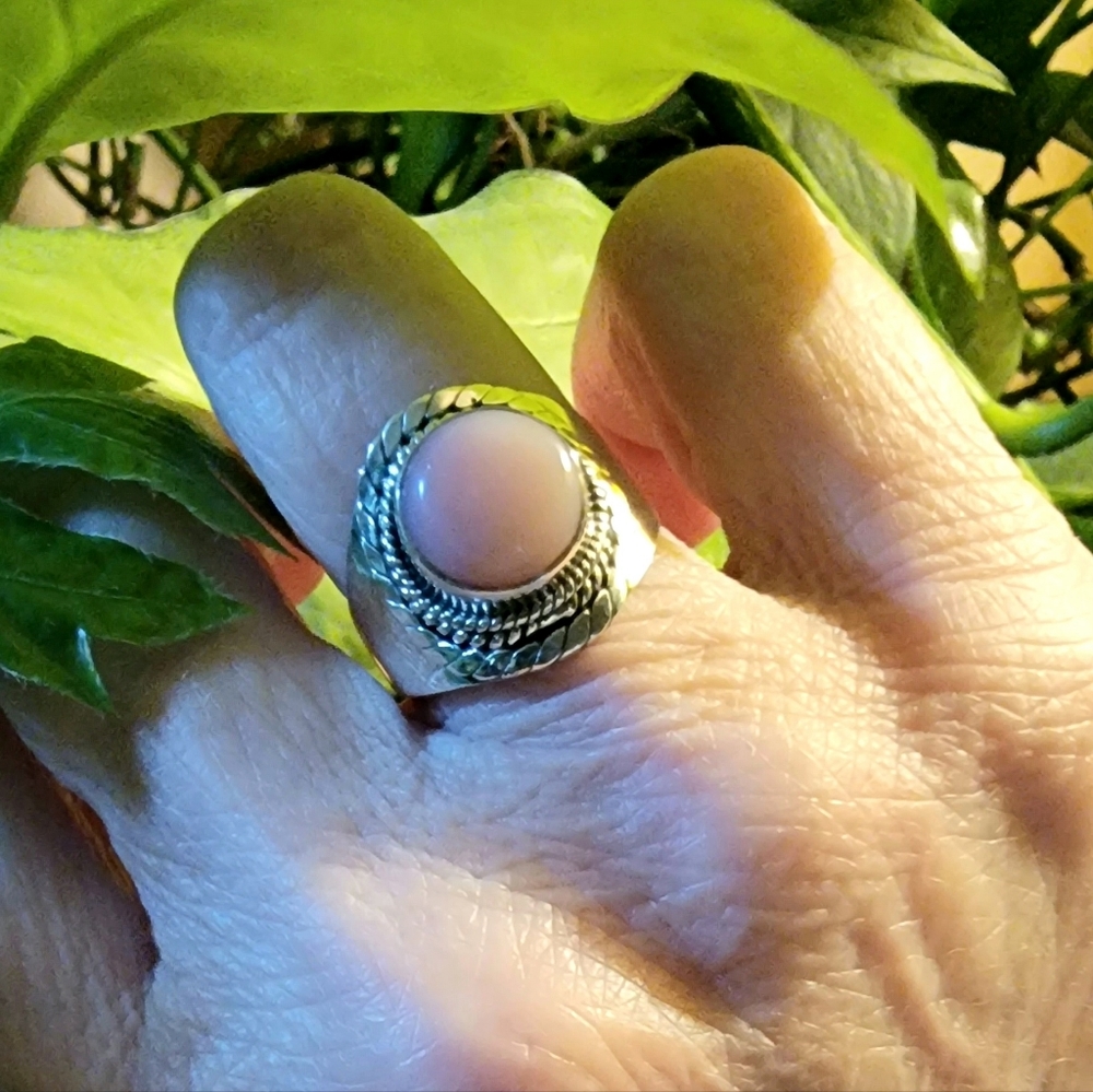 🌸 SS Pink Opal Ring - Picture 6 of 13